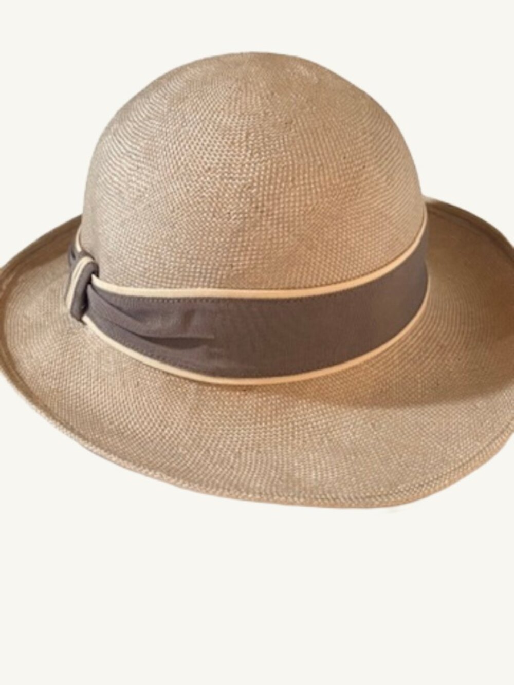 Vintage Designer’s Touch Straw Wide Brim Sun Hat owned by Jo Ann Allen Boyce - Picture 2 of 6